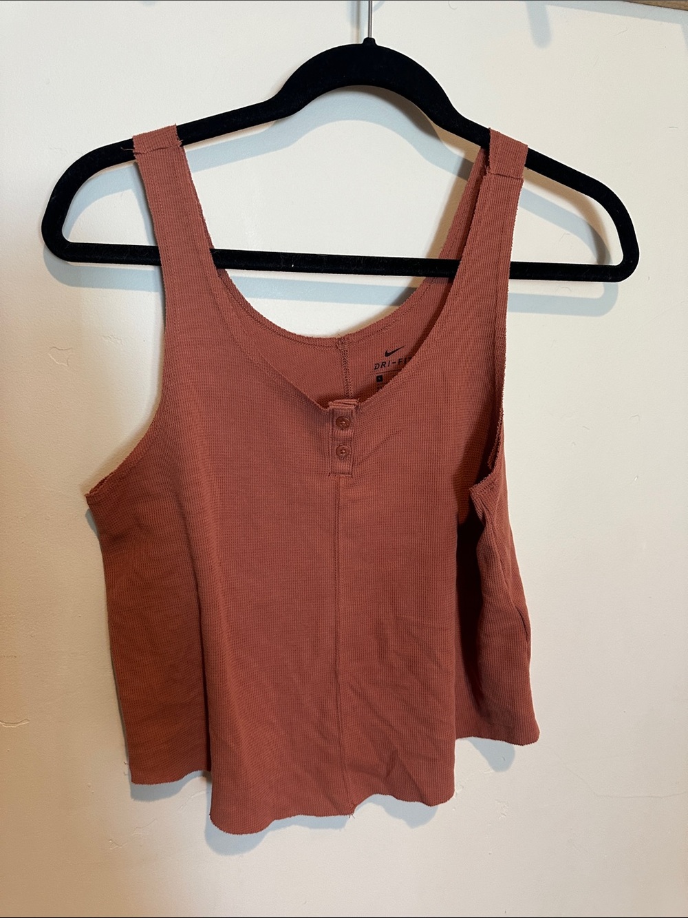 Nike Women’s Rustic Rose Ribbed Henley Tank